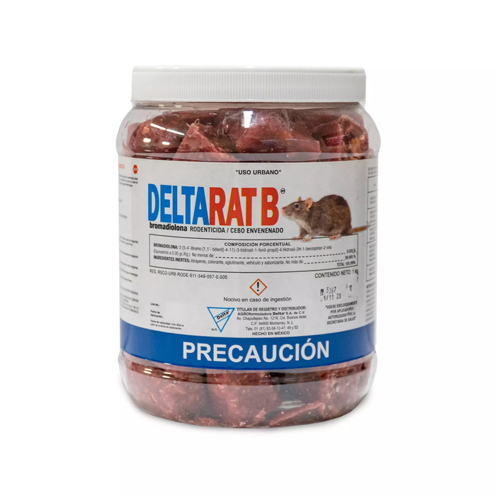 Rodenticida DeltaRat B Cebo Envenenado de 1 kg