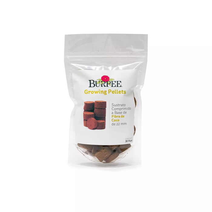 Pellets de Fibra de Coco Burpee Sustratos 30 Piezas