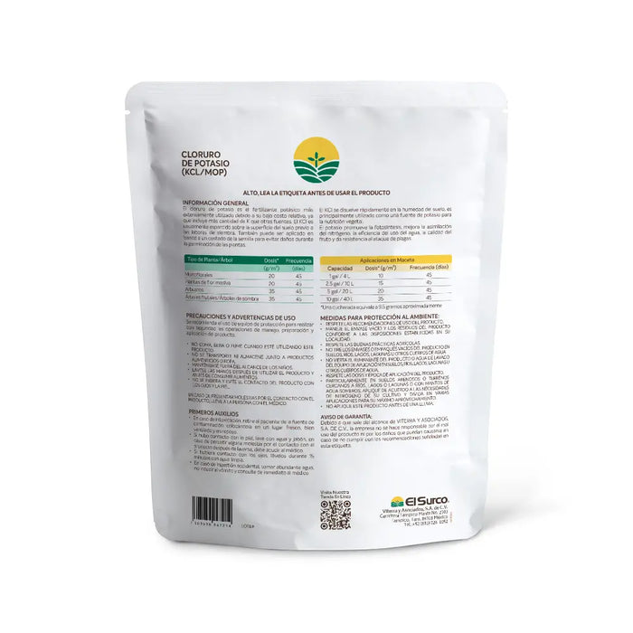 Cloruro de Potasio Granular de  El Surco