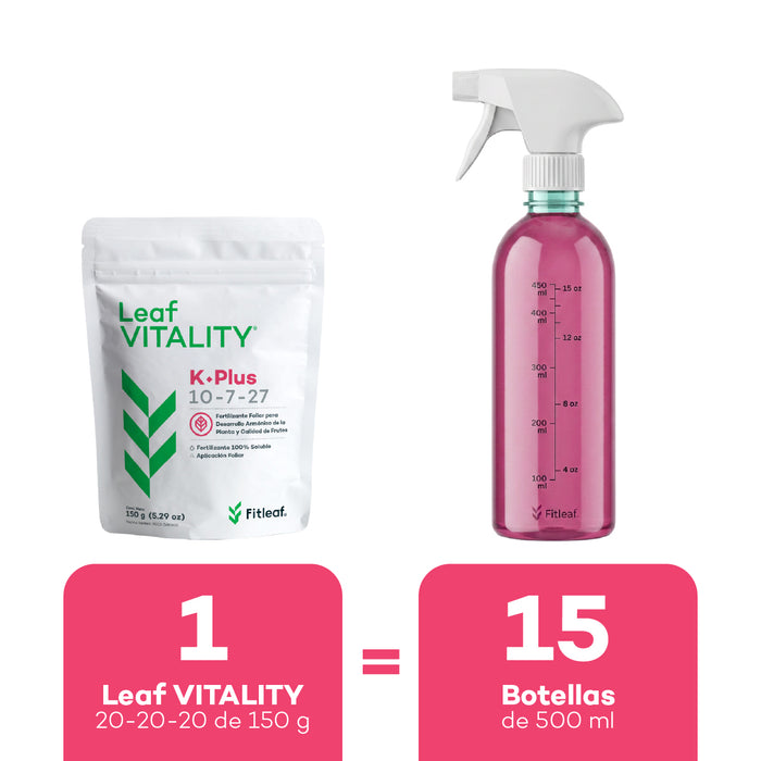Fertilizante Foliar Leaf Vitality®  K Plus 10-7-27