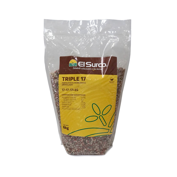 Fertilizante Inorgánico Granulado 17-17-17 El Surco