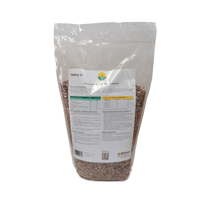 Fertilizante Inorgánico Granulado 17-17-17 El Surco