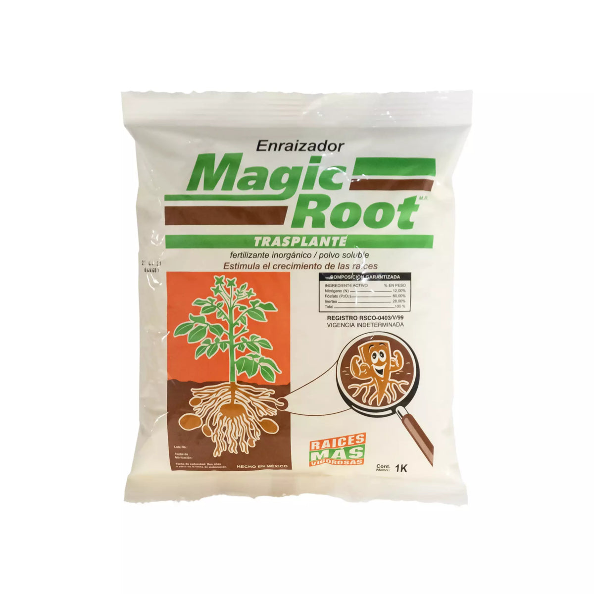 Magic Root Fertilizante Enraizador Arrancador Semillas 1 kg — El Surco