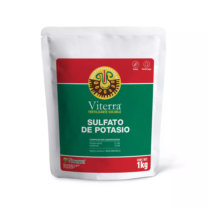 Sulfato de Potasio Fertilizante Soluble Viterra 1 kg